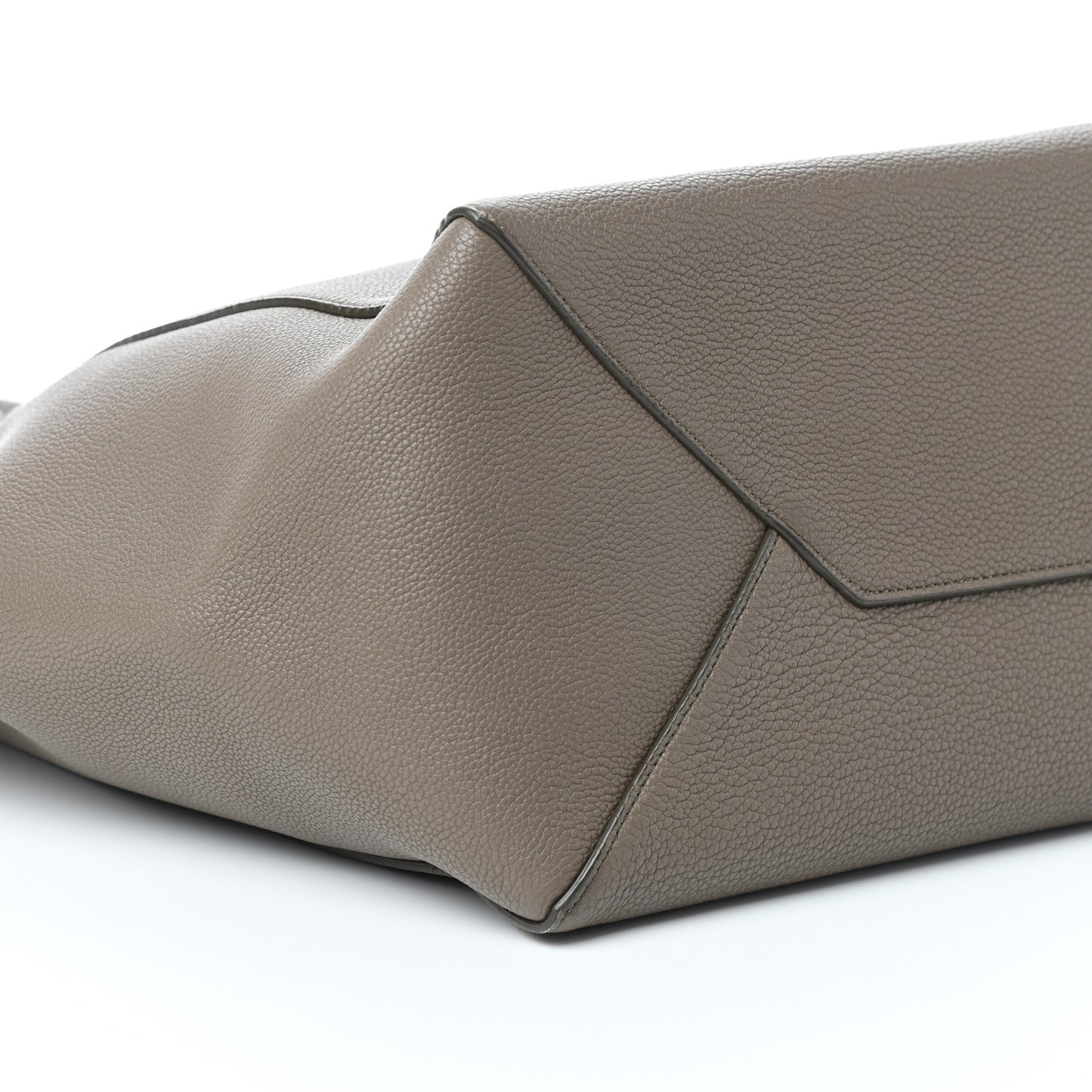 Soft Grained Calfskin Small Belt Cabas Phantom Taupe