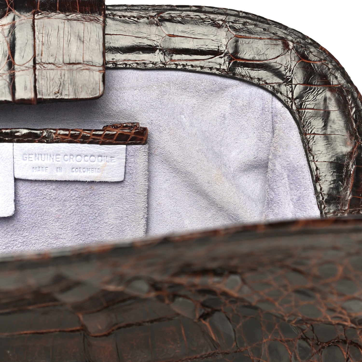 Nancy Gonzalez Crocodile Clutch Brown 7 of 26