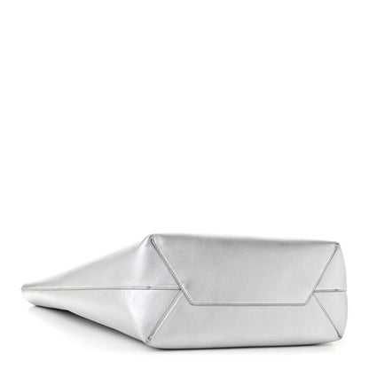 Balenciaga Metallic Calfskin Mary Kate Tote Silver 5 of 10