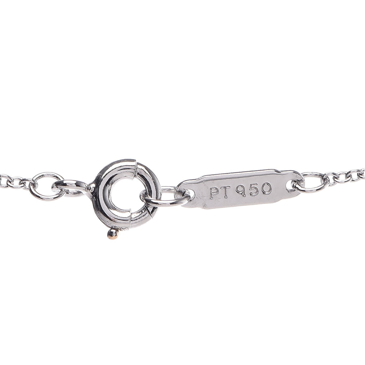 Platinum Diamond Small Cross Pendant Necklace