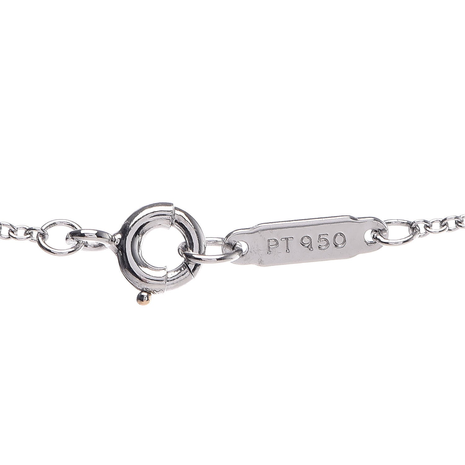 Tiffany Platinum Diamond Small Cross Pendant Necklace 7 of 8