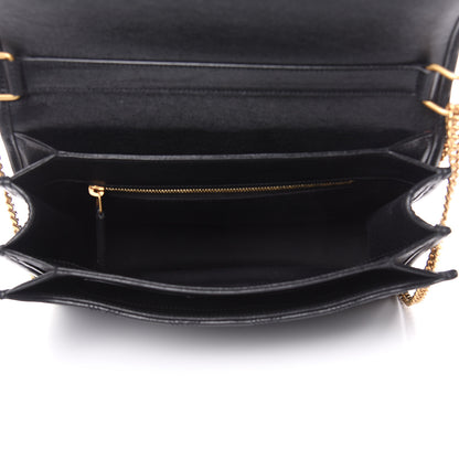 Saint Laurent Lambskin Quilted Small Becky Chain Bag Black 4 of 9