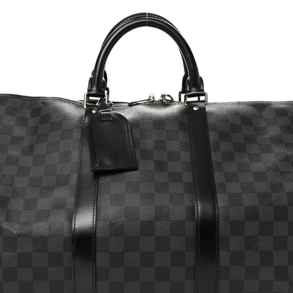 Louis Vuitton Damier Graphite Keepall Bandouliere 55 8 of 13