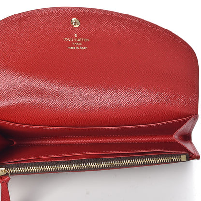 Louis Vuitton Damier Ebene Caissa Wallet Cherry 6 of 7