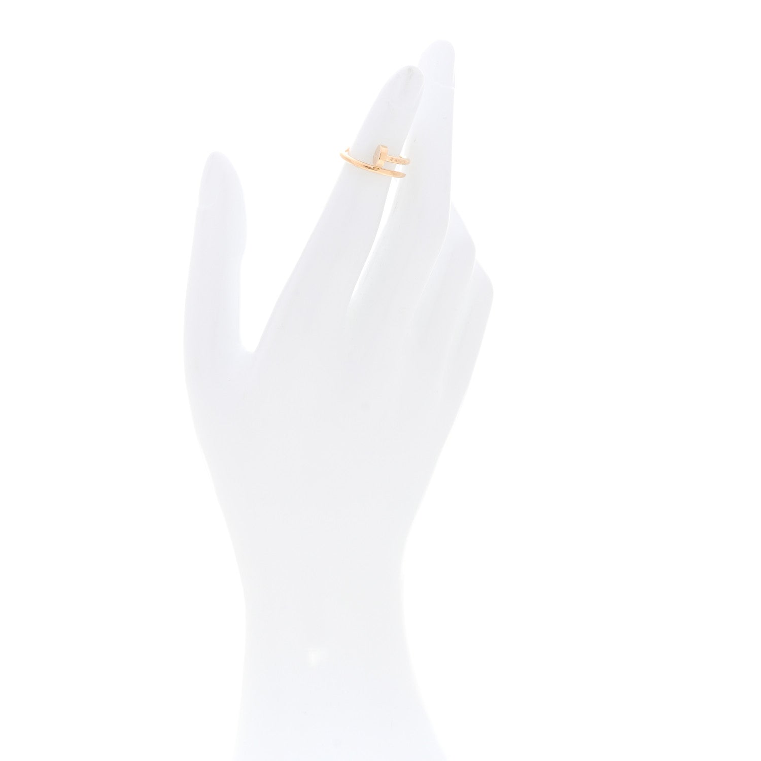 Cartier 18K Yellow Gold Small Juste Un Clou Ring 46 3.75 2 of 5