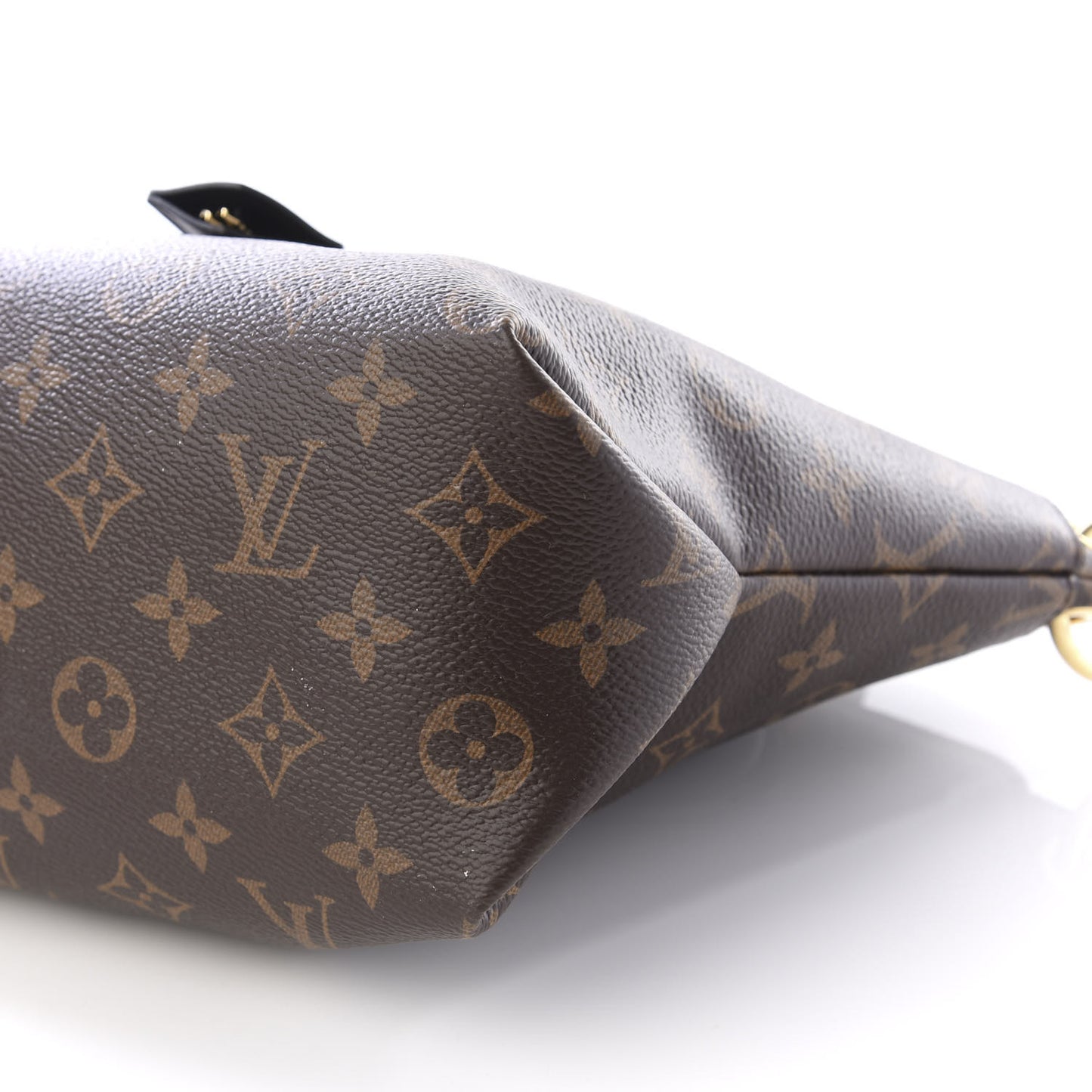 Monogram Flower Zipped Tote PM Black