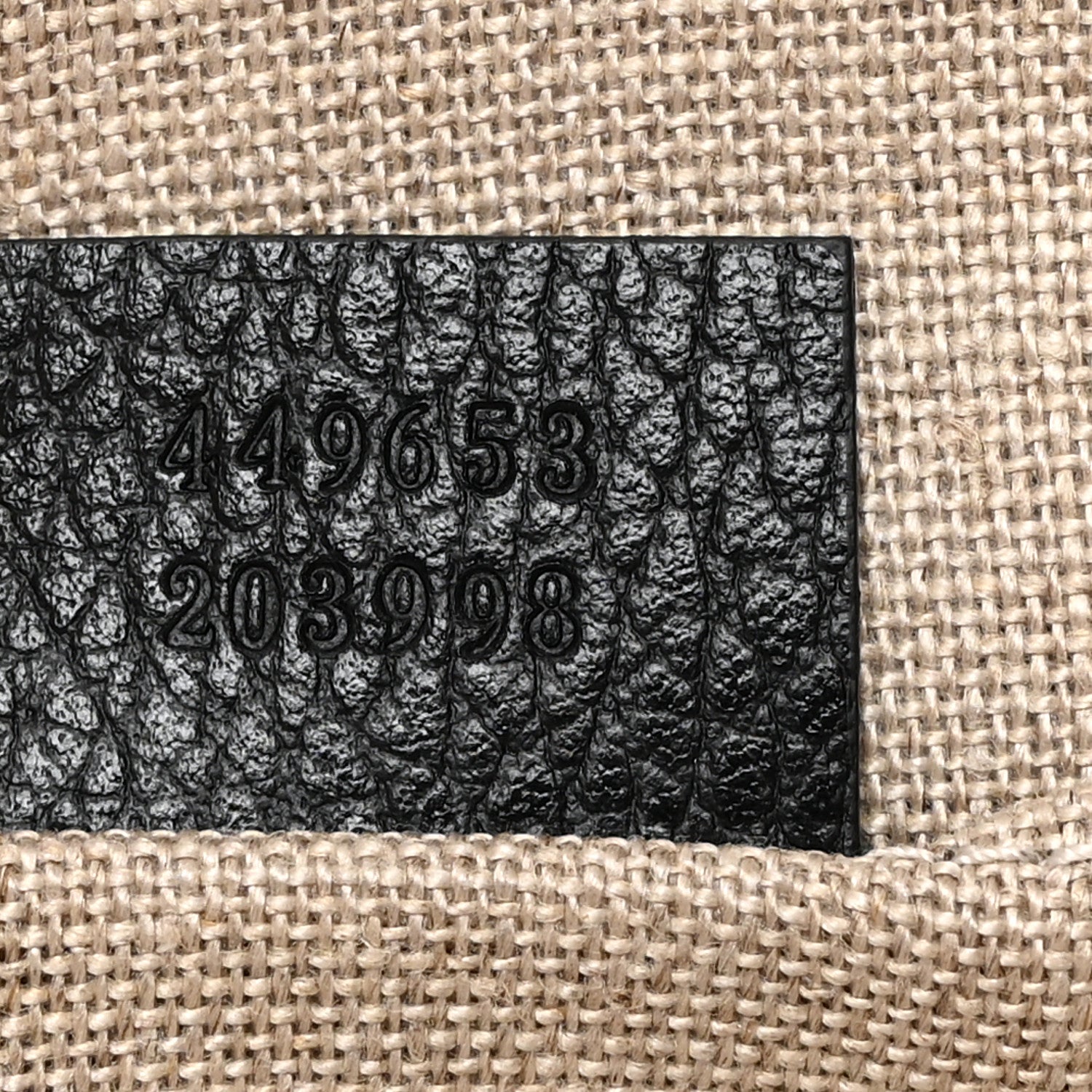 Gucci Pebbled Calfskin Large Bamboo Clutch Black 7 of 8