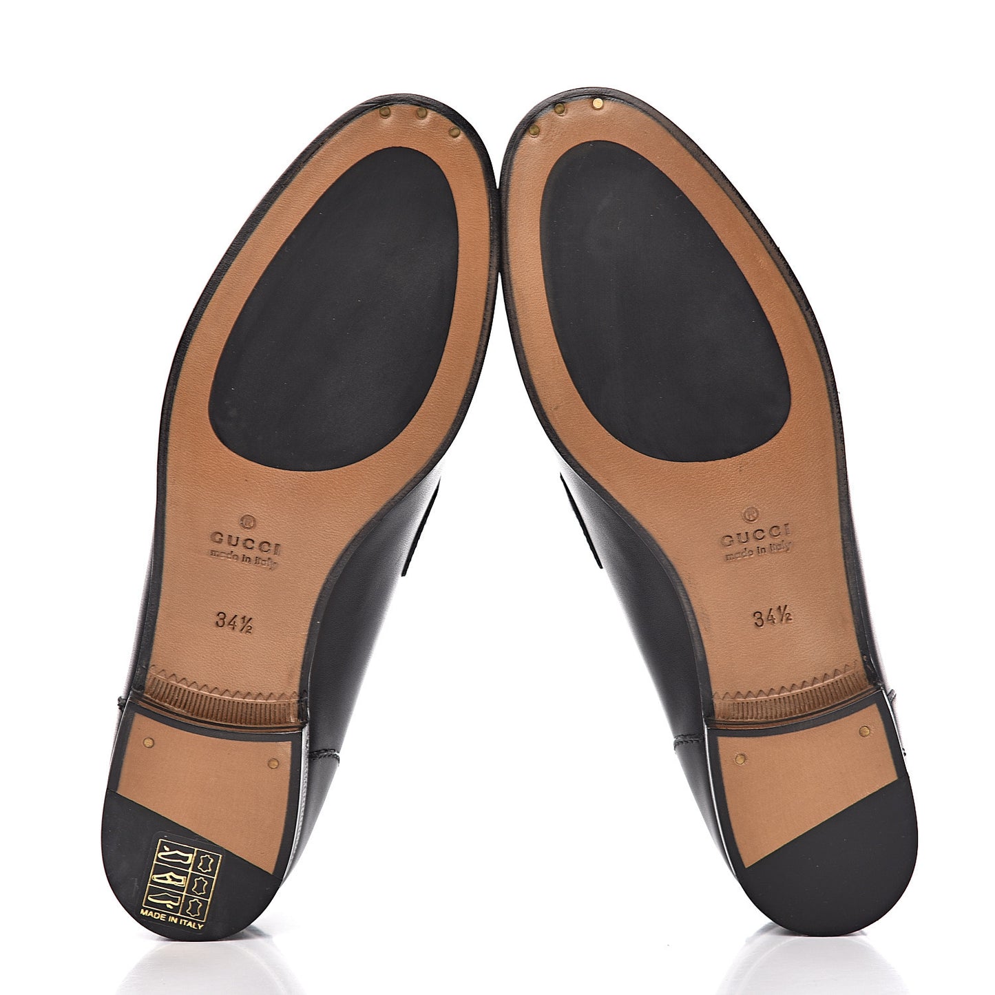 Calfskin Womens Jordaan Loafers 34.5 Black
