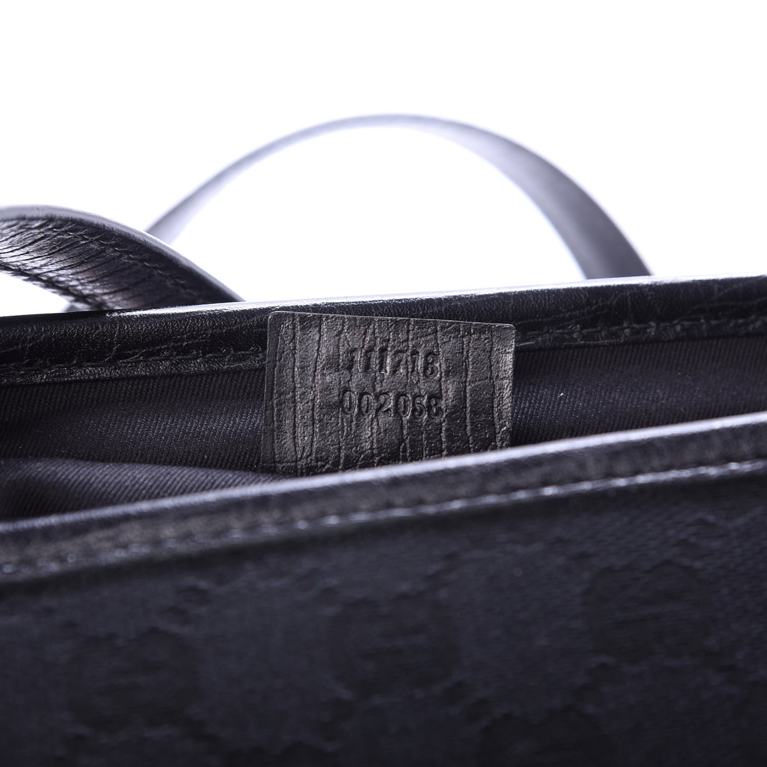 Gucci Monogram Bamboo Bullet Bag Black 7 of 9