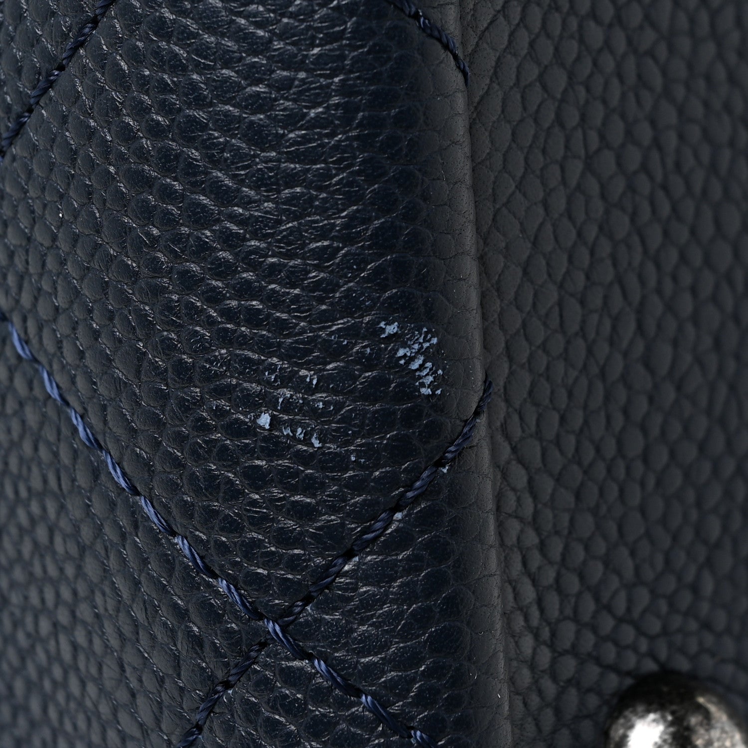 Chanel Caviar Large Shopping Tote Navy 20 of 22