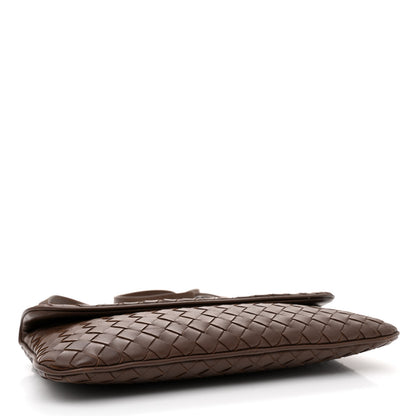 Bottega Veneta Nappa Intrecciato Mini Turn-Lock Crossbody Ebano 4 of 12