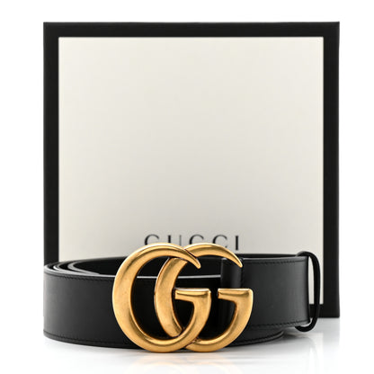 Gucci Moon Calfskin Double G 40mm Belt 105 42 Black 6 of 6