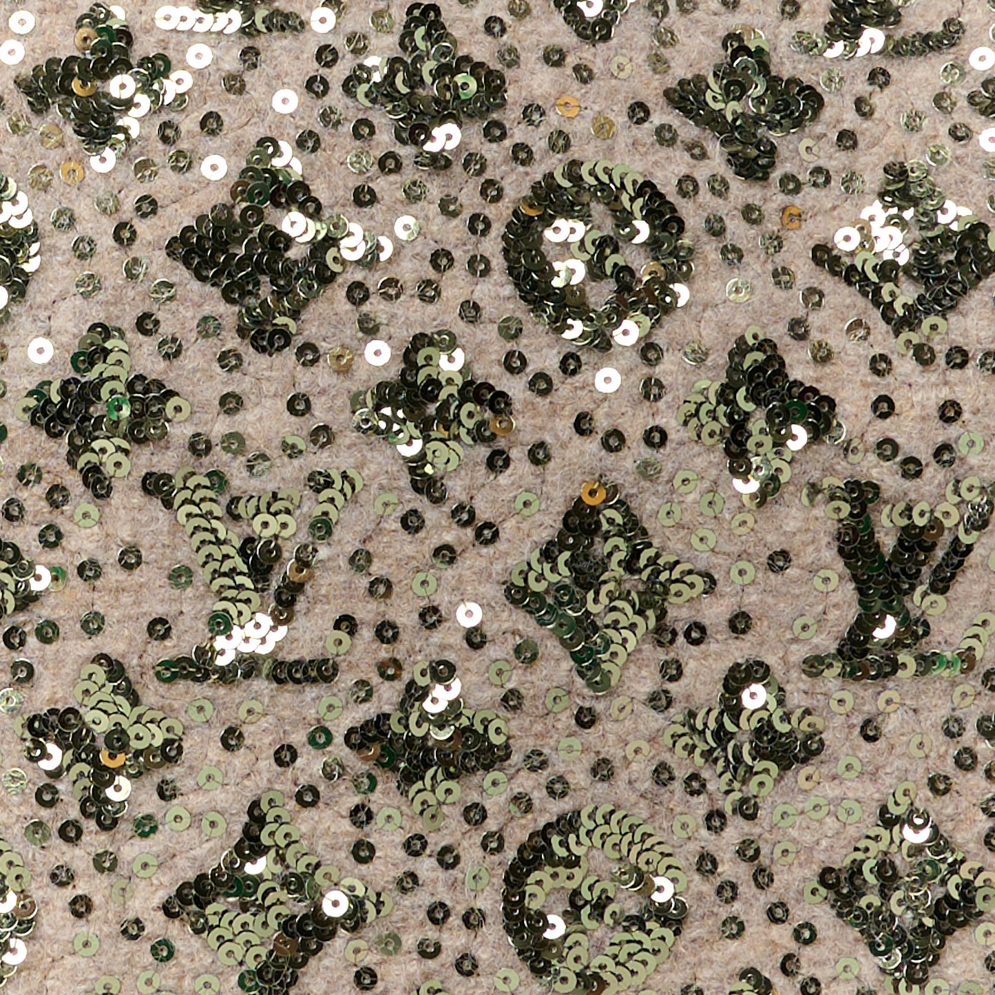 Sequin Monogram Sunshine Express Speedy Kaki