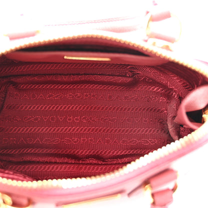Prada Saffiano Lux Mini Promenade Tote Peonia 5 of 10