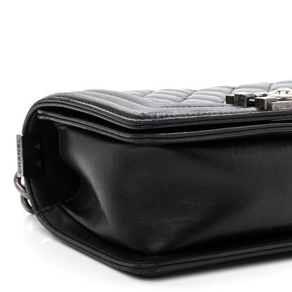 Chanel Lambskin Quilted Small Boy Flap Black 9 of 10