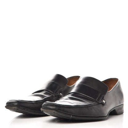 Louis Vuitton Mens Calfskin Loafers 10.5 Black 3 of 19