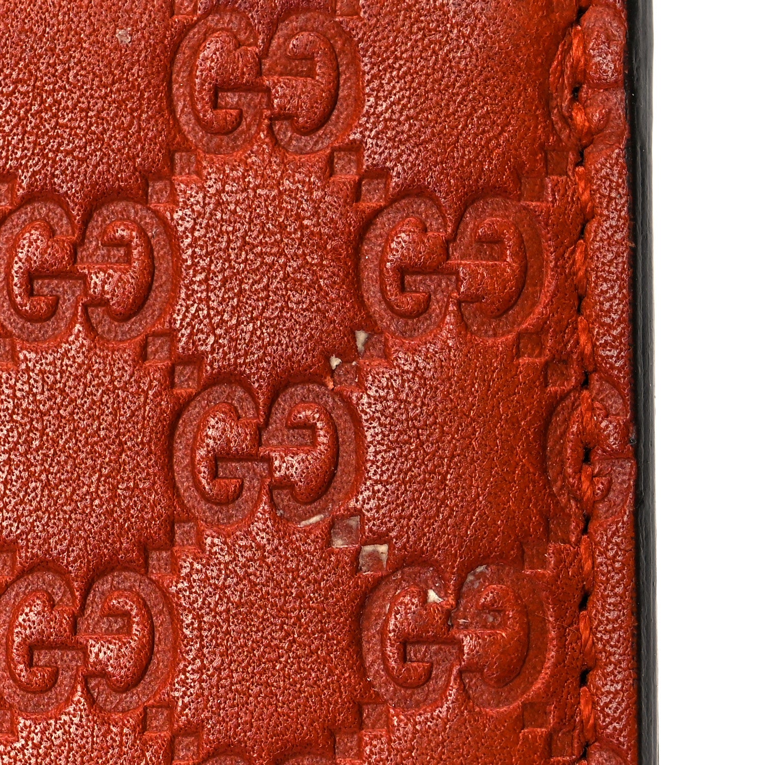 Gucci Microguccissima Card Holder Sun Orange 8 of 8