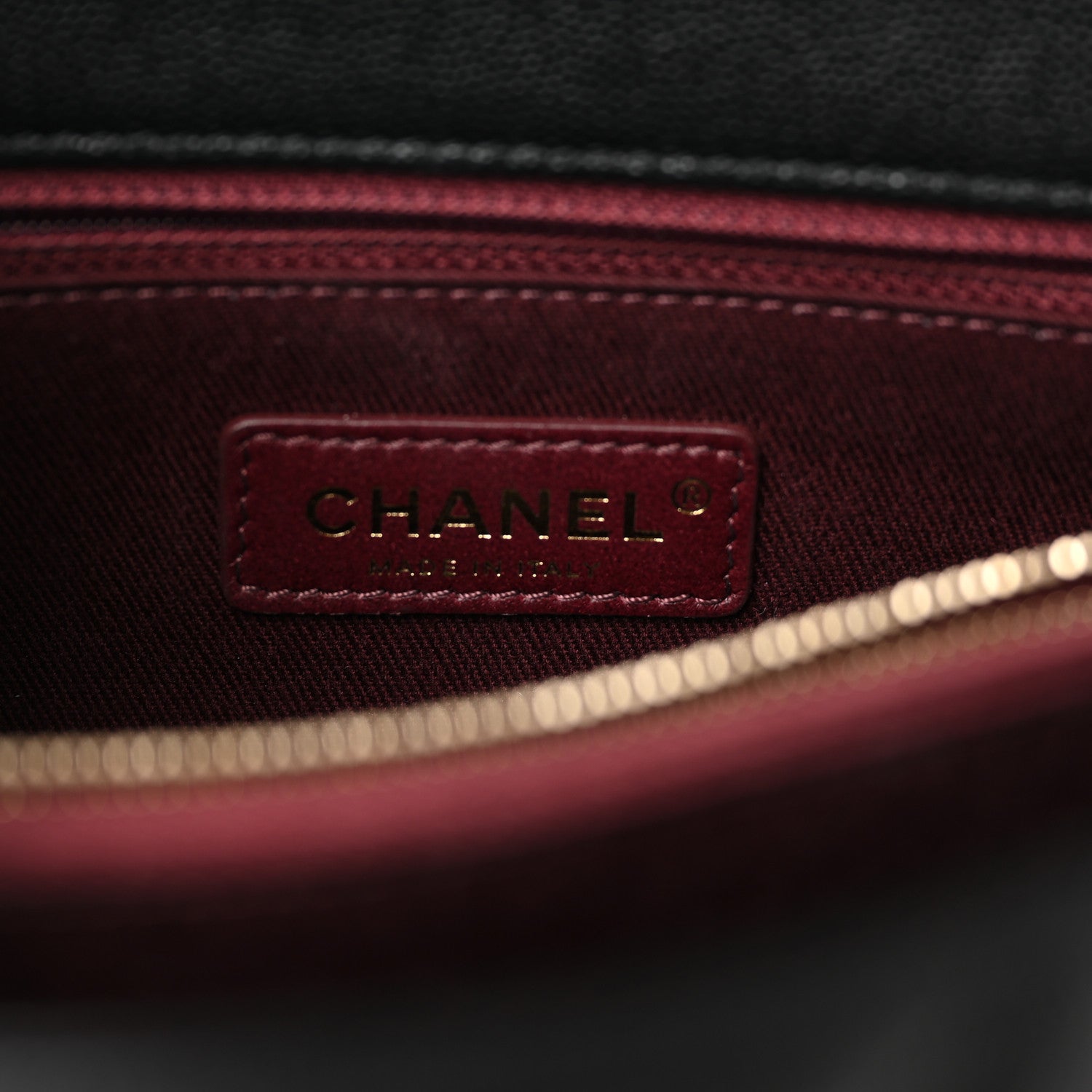 Chanel Caviar Quilted Small Coco Handle Flap Black 6 of 12