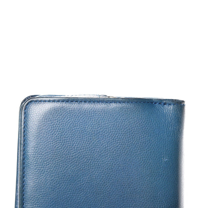 Chanel Caviar Sevruga French Wallet Blue 16 of 21
