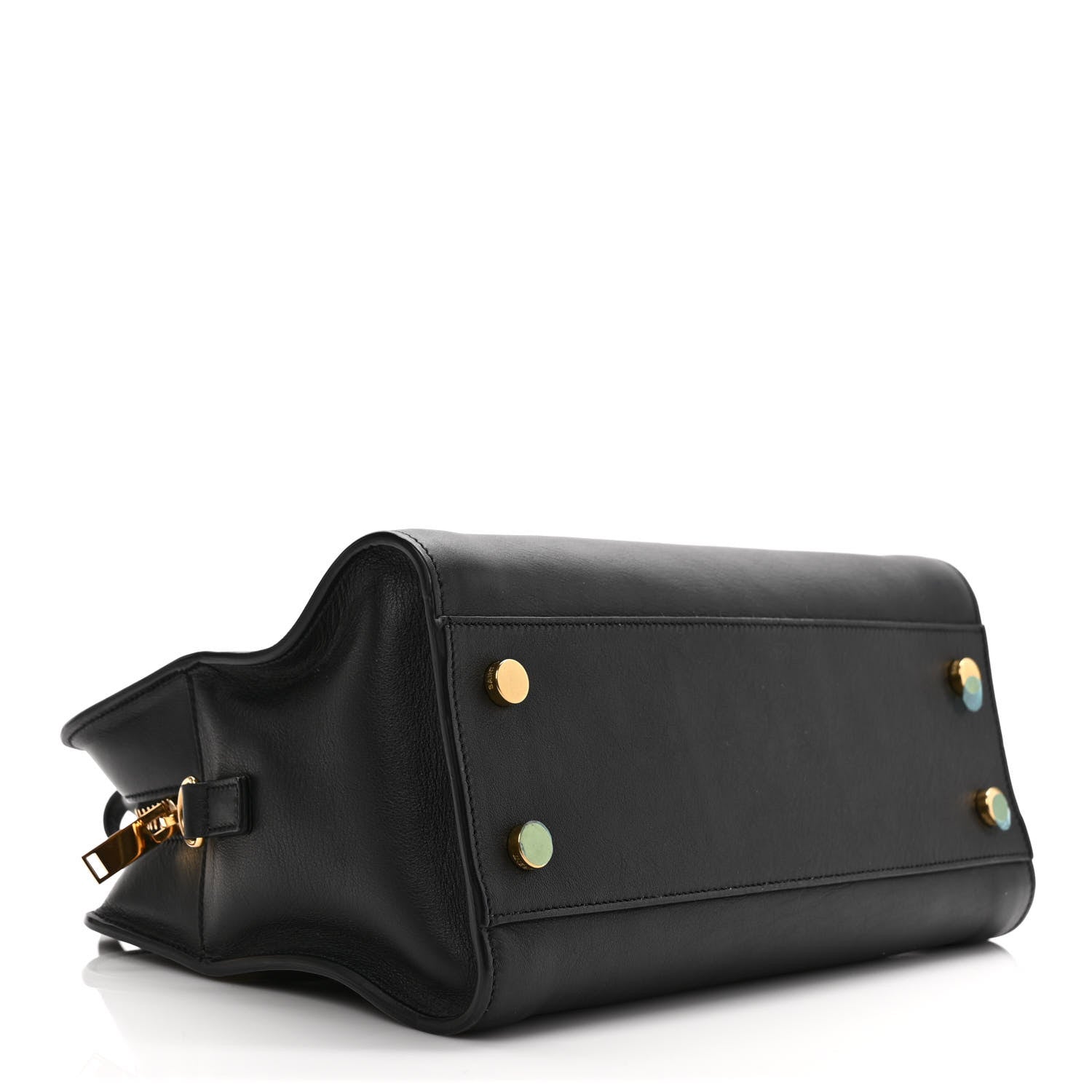 Saint Laurent Calfskin Monogram Baby Cabas Black 4 of 8