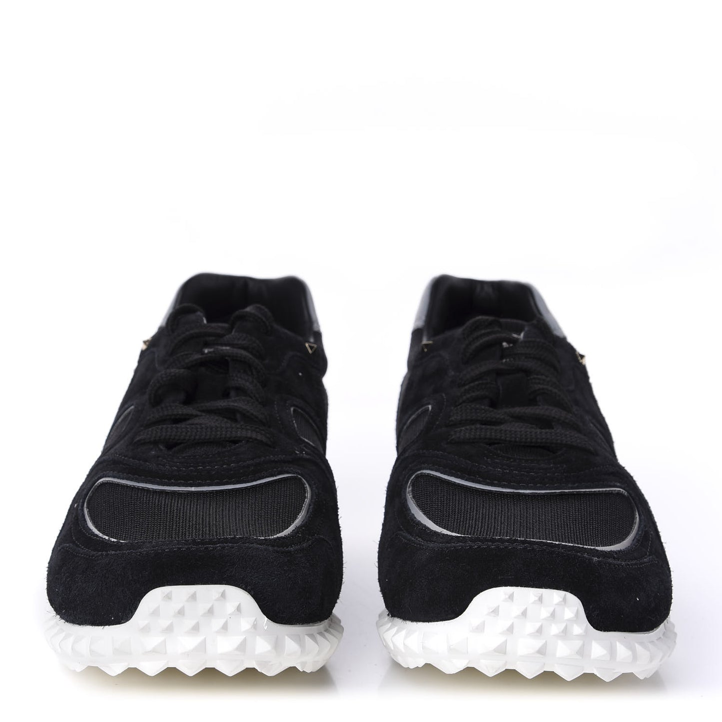 Suede Fabric Mens Soul AM Sneakers 43.5 Black