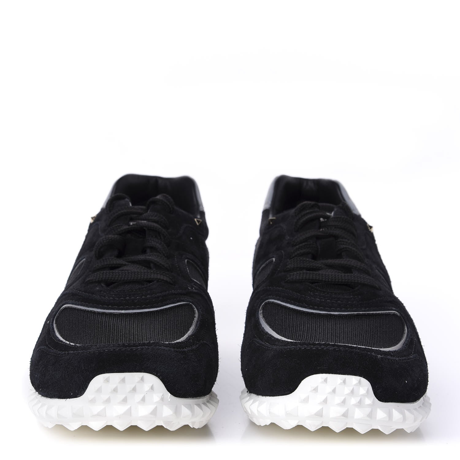 Valentino Garavani Suede Fabric Mens Soul AM Sneakers 43.5 Black 2 of 9