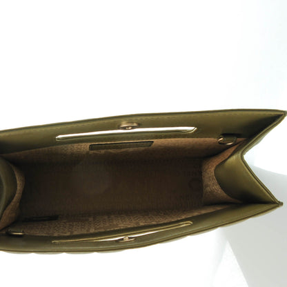 Chanel Lambskin Chocolate Bar Quilted Evening Bag Green 5 of 7