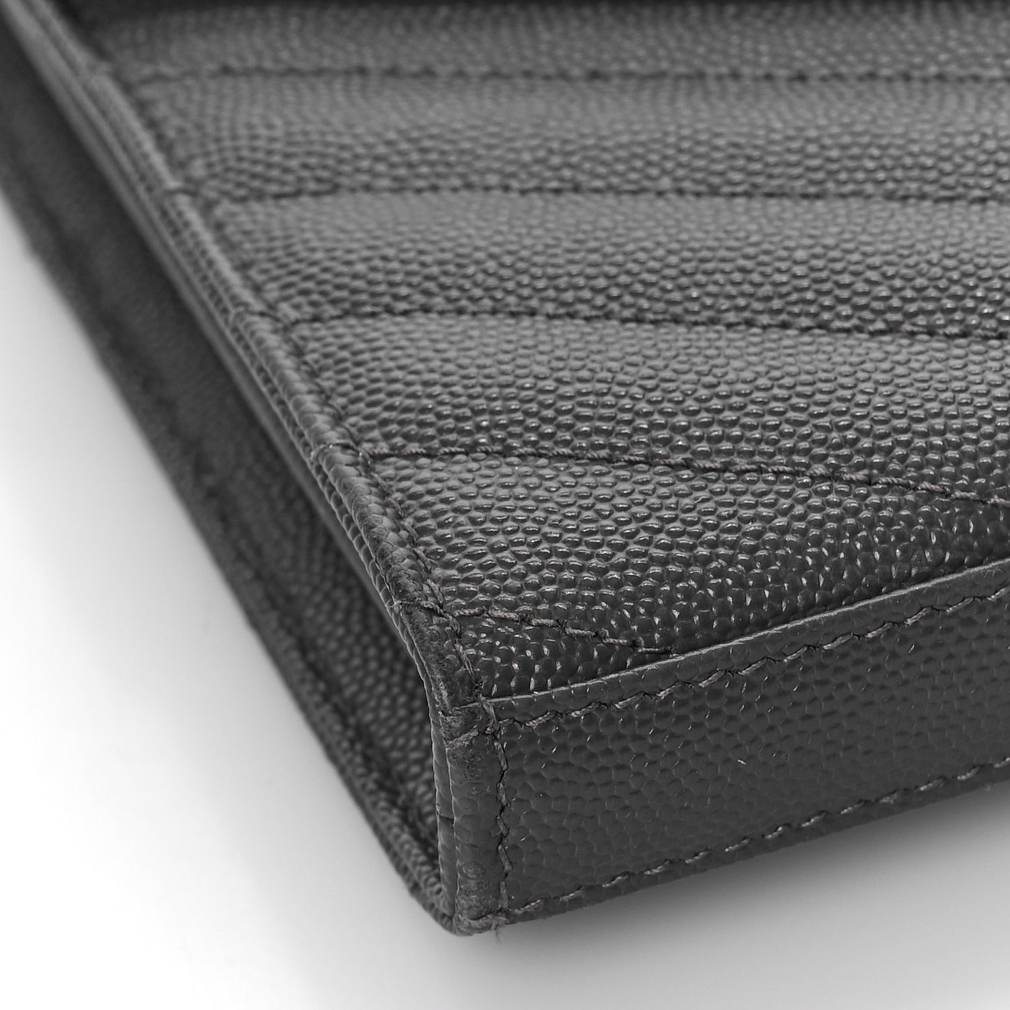 Grain De Poudre Matelasse Chevron Monogram Chain Wallet Earth