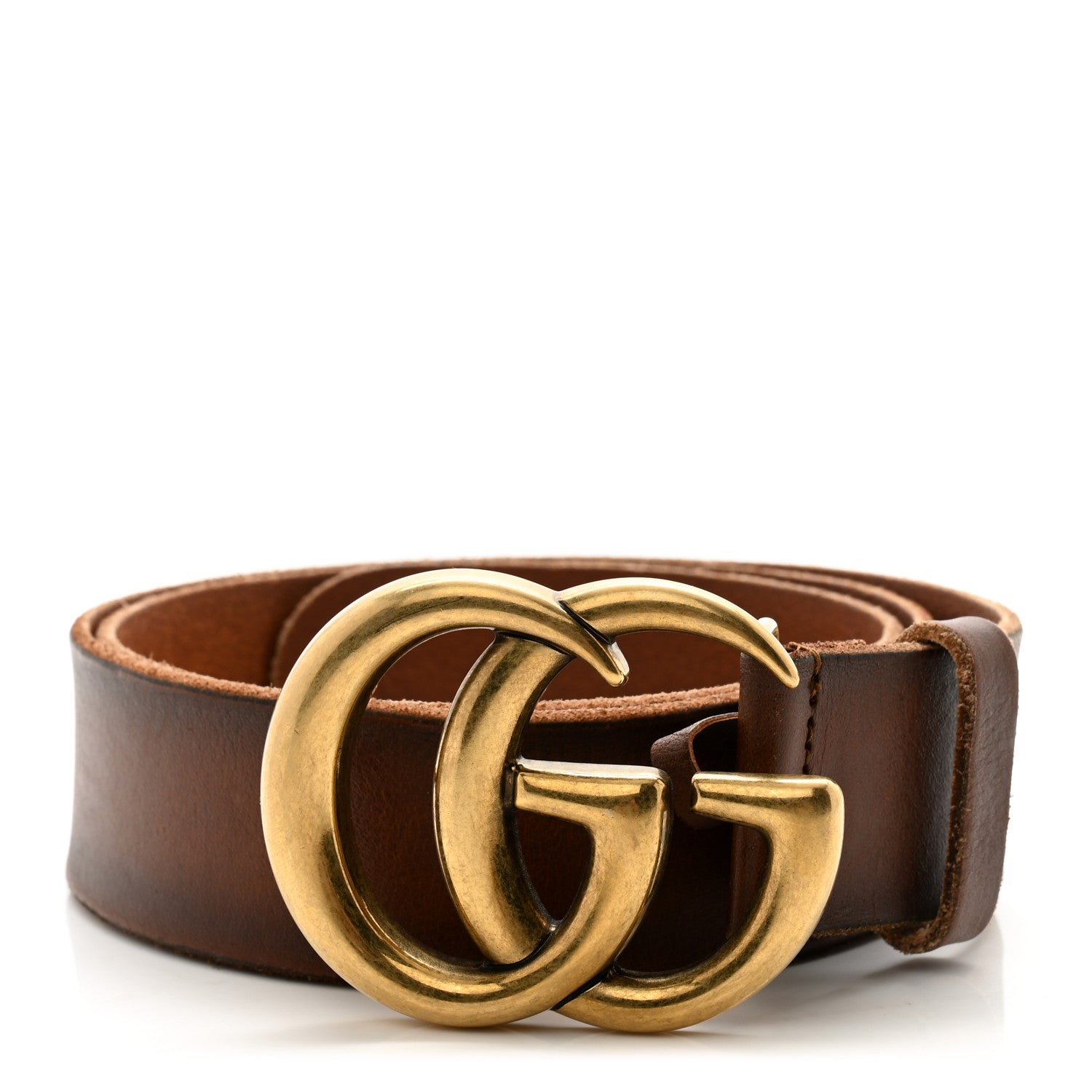 Gucci Faded Calfskin Double G 40mm Belt 85 34 Cuir 1 of 7
