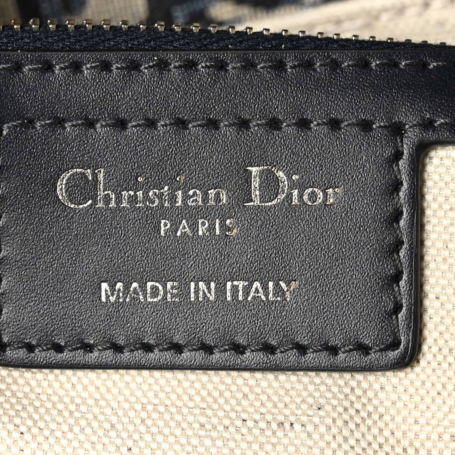 Christian Dior Oblique Saddle Bag With Strap Blue 6 of 12