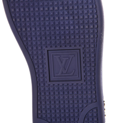 Louis Vuitton Patent Calfskin Frontrow Sneakers 36.5 Blue Nuit 6 of 7