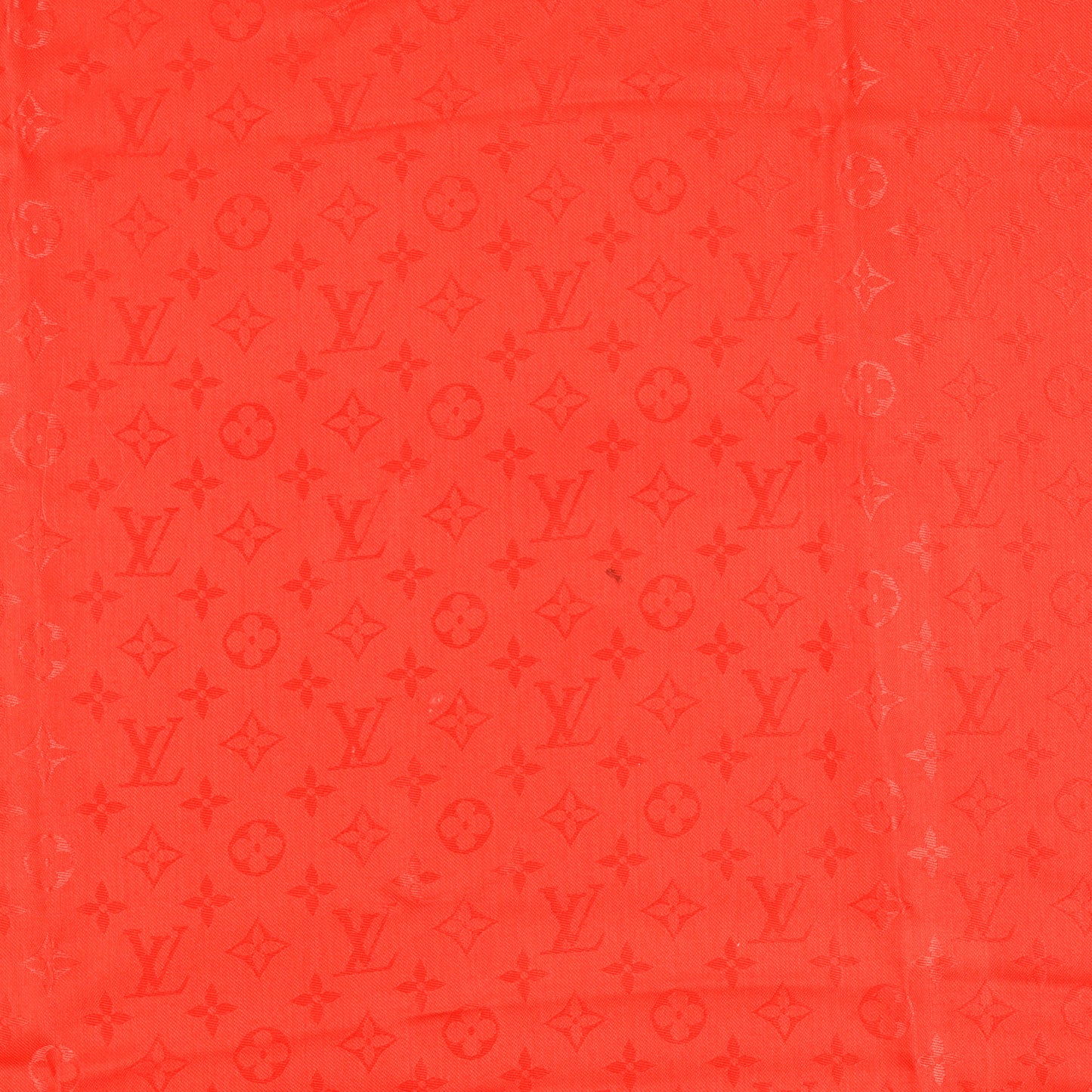 Silk Wool Monogram Shawl Pomme D'Amour