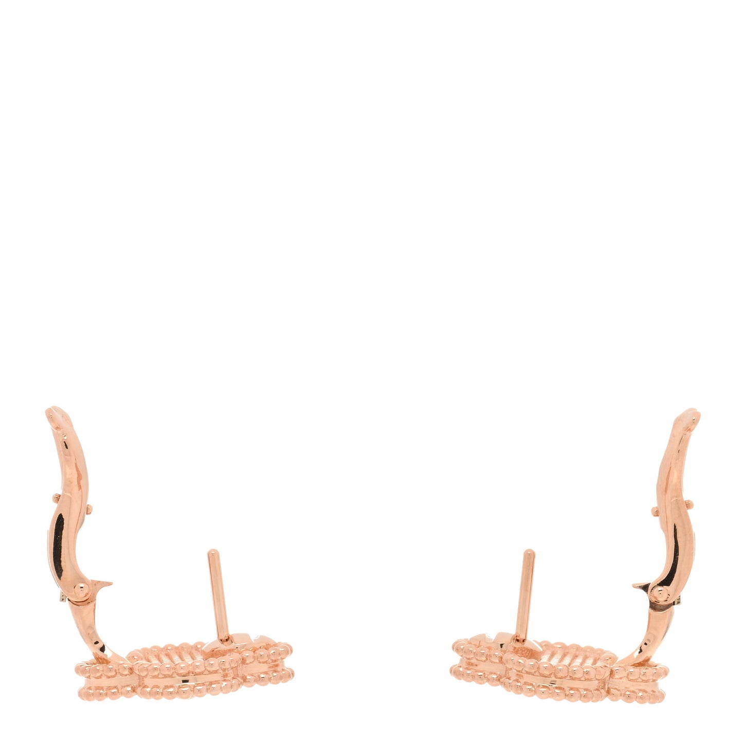 Rose Gold Vintage Alhambra Earrings
