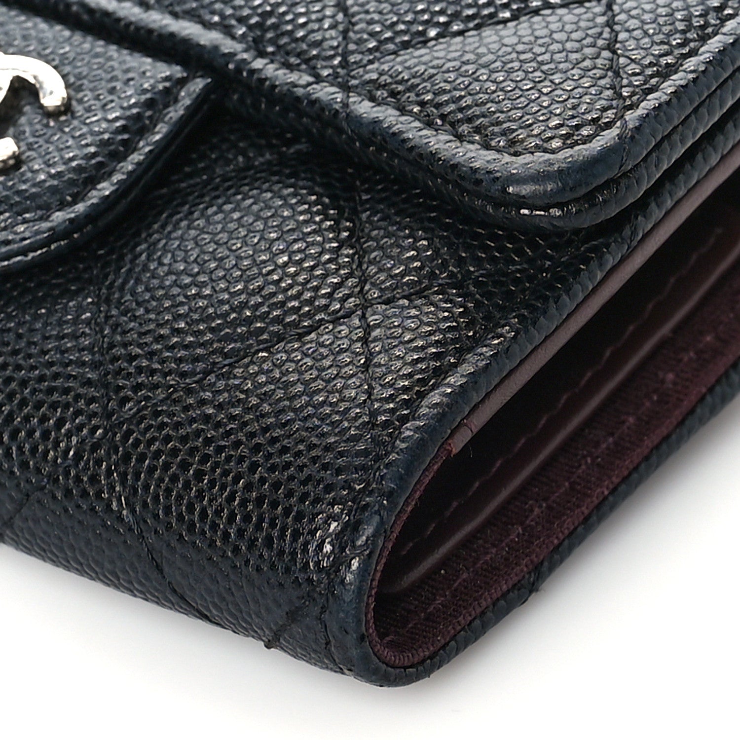 Chanel Caviar Quilted Classic 4 Key Holder Wallet Black 10 of 11