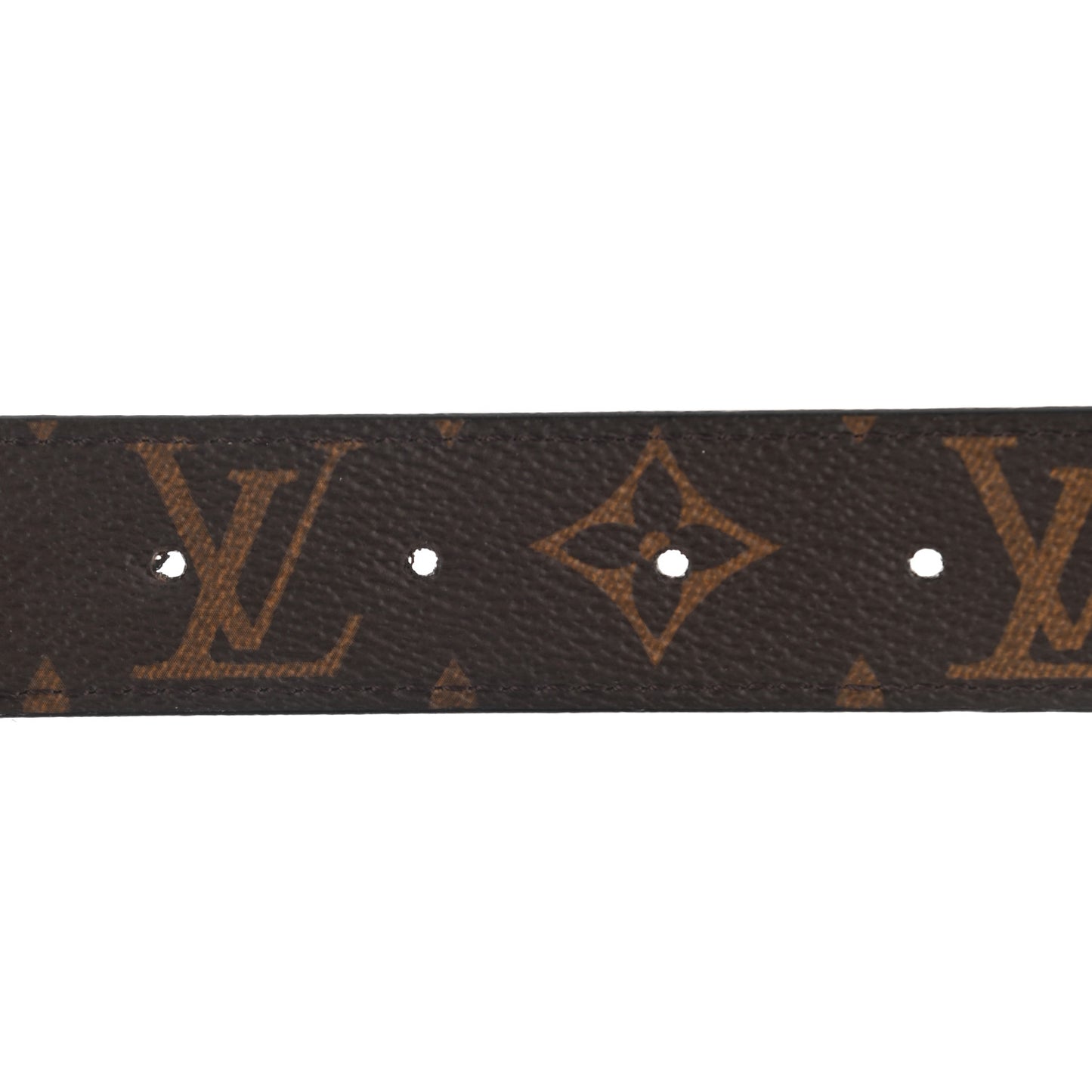 Calfskin Monogram 30mm LV Initiales Reversible Belt 85 34 Black