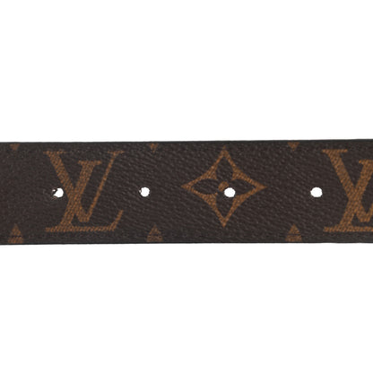 Louis Vuitton Calfskin Monogram 30mm LV Initiales Reversible Belt 85 34 Black 4 of 7