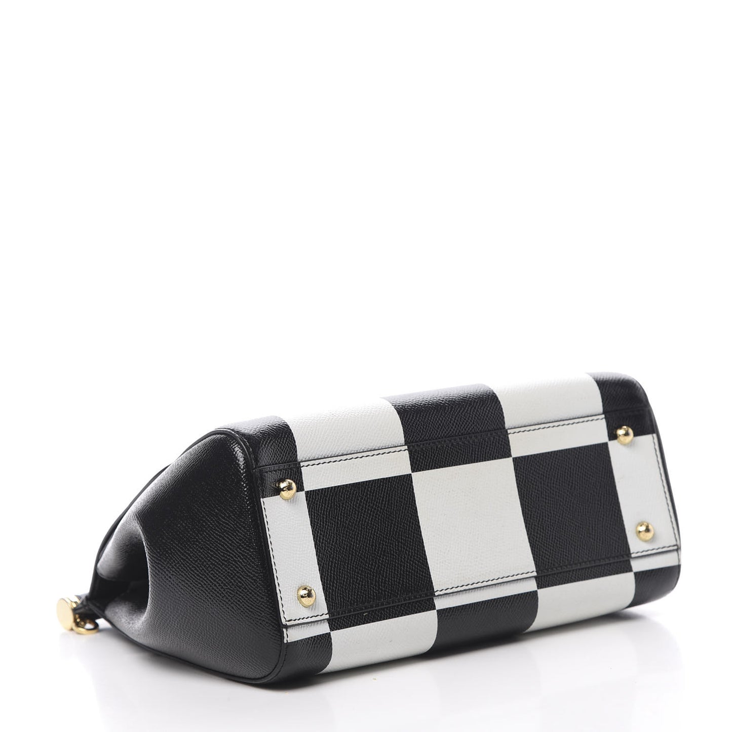 Dauphine Print Checker Rose Medium Miss Sicily Satchel Black Multicolor