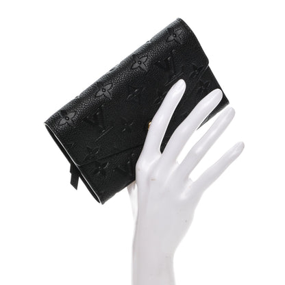 Louis Vuitton Empreinte Compact Curieuse Wallet Black 2 of 6
