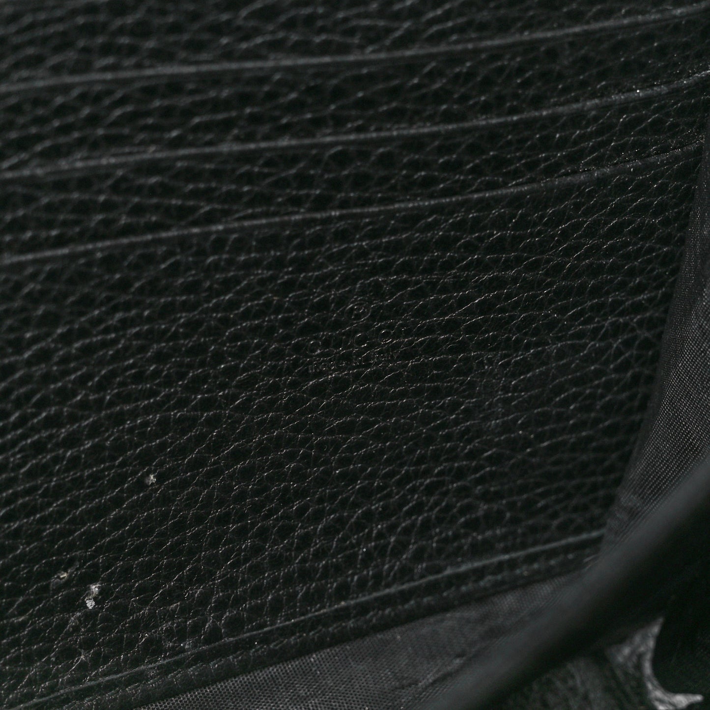 Calfskin Mini Dionysus Chain Wallet Black