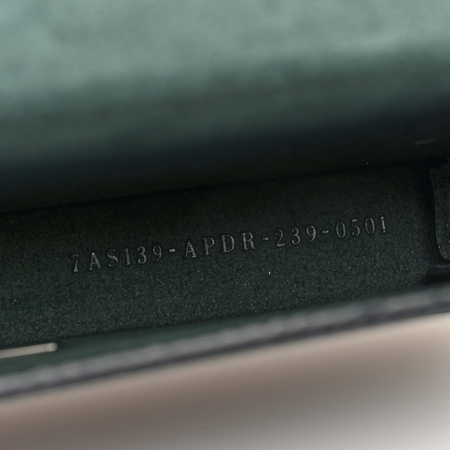 Vitello Cher Baguette Soft Trunk Phone Pouch Black