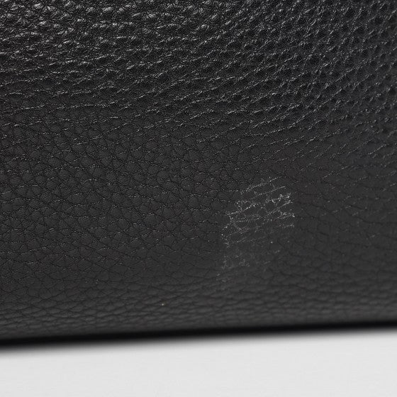 Pebbled Calfskin Medium Soho Chain Shoulder Bag Black