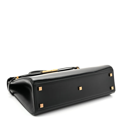 Saint Laurent Smooth Calfskin Manhattan Top Handle Black 4 of 9