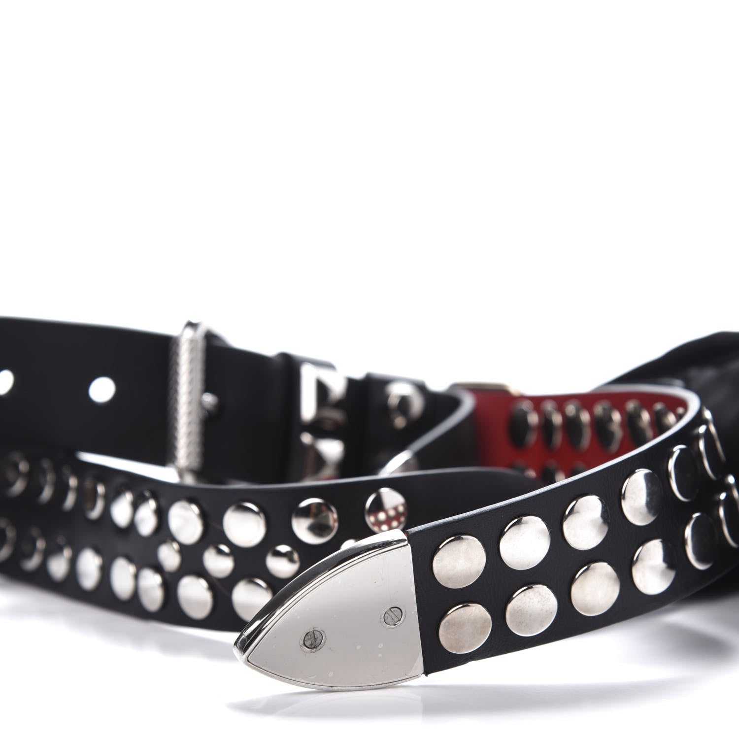 Prada Tessuto Nylon Studded New Vela Hobo Black Fuoco 11 of 12