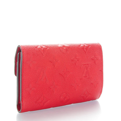 Louis Vuitton Empreinte Compact Curieuse Wallet Cherry 3 of 7
