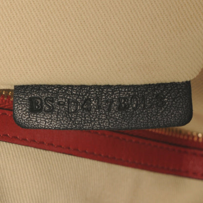 Valentino Garavani Leather Rockstud Dome Shopper Red 8 of 8