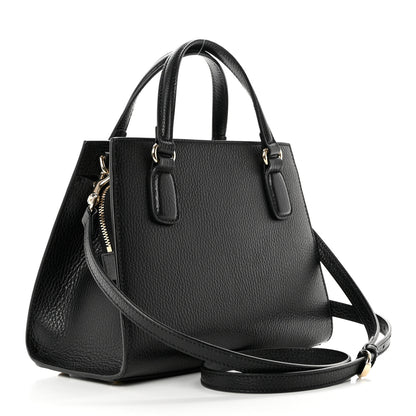 Gucci Dollar Calfskin Medium Soho Top Handle Satchel Black 3 of 9