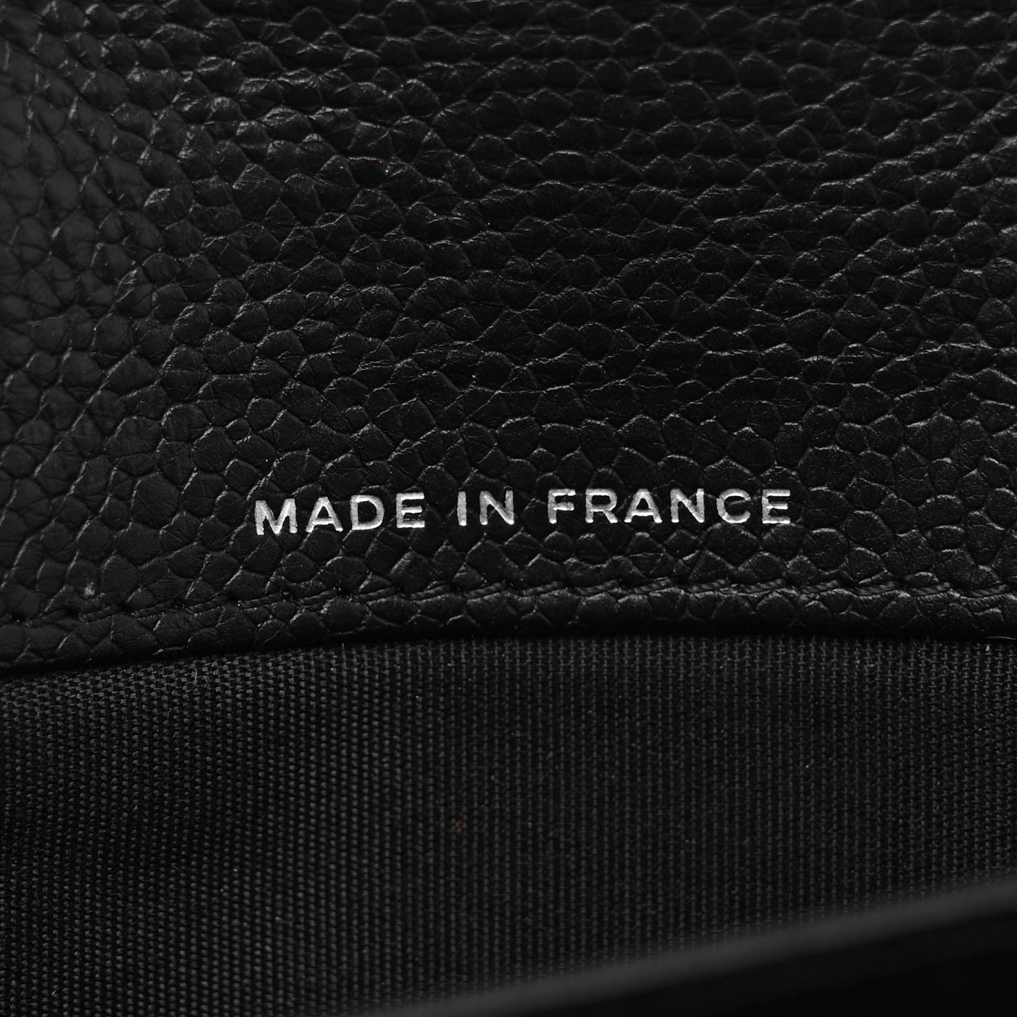 Caviar Chevron Quilted Boy Flap Wallet Black