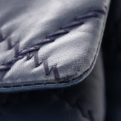 Chanel Lambskin Ultimate Stitch Flap Blue 12 of 14