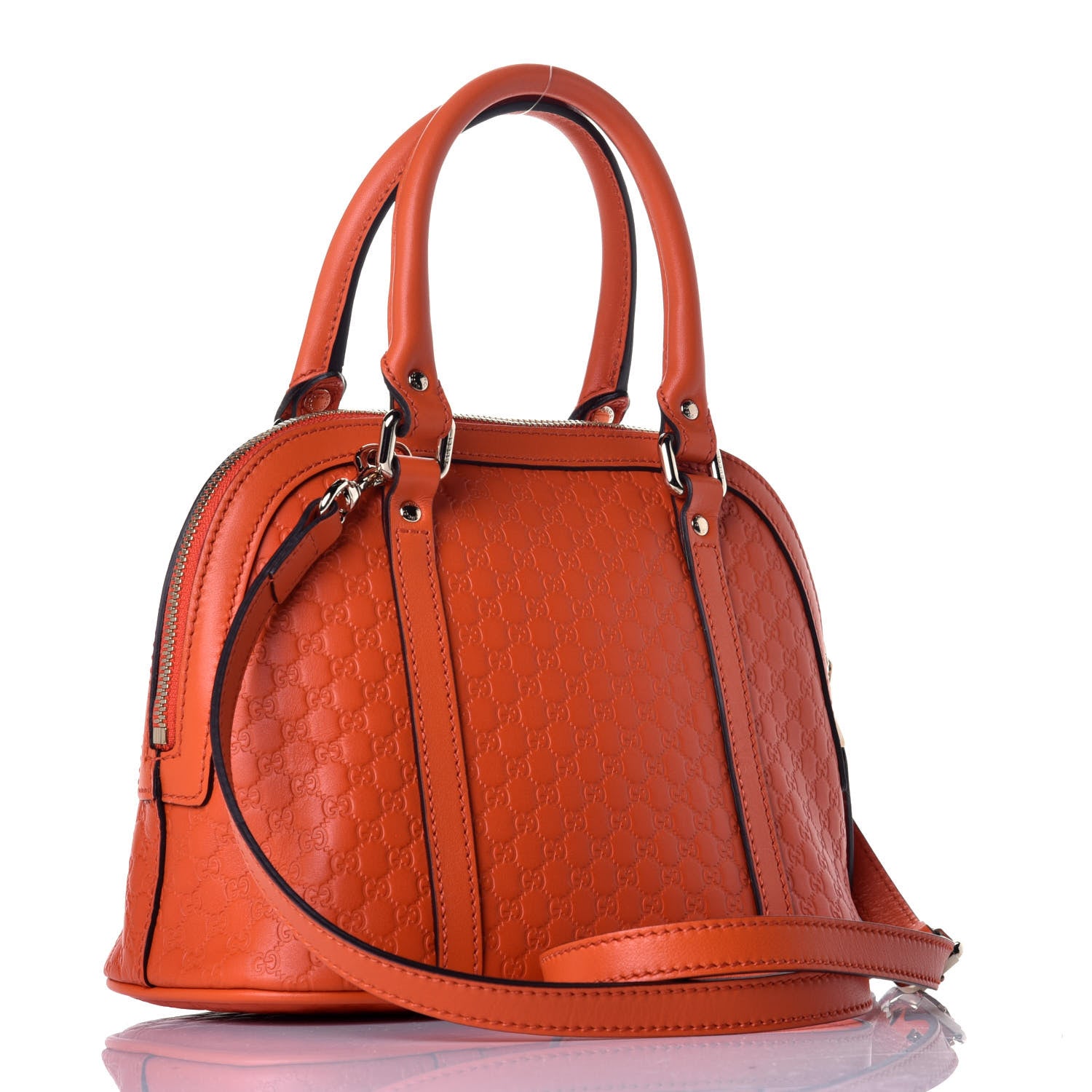 Gucci Microguccissima Mini Dome Bag Sun Orange 4 of 10