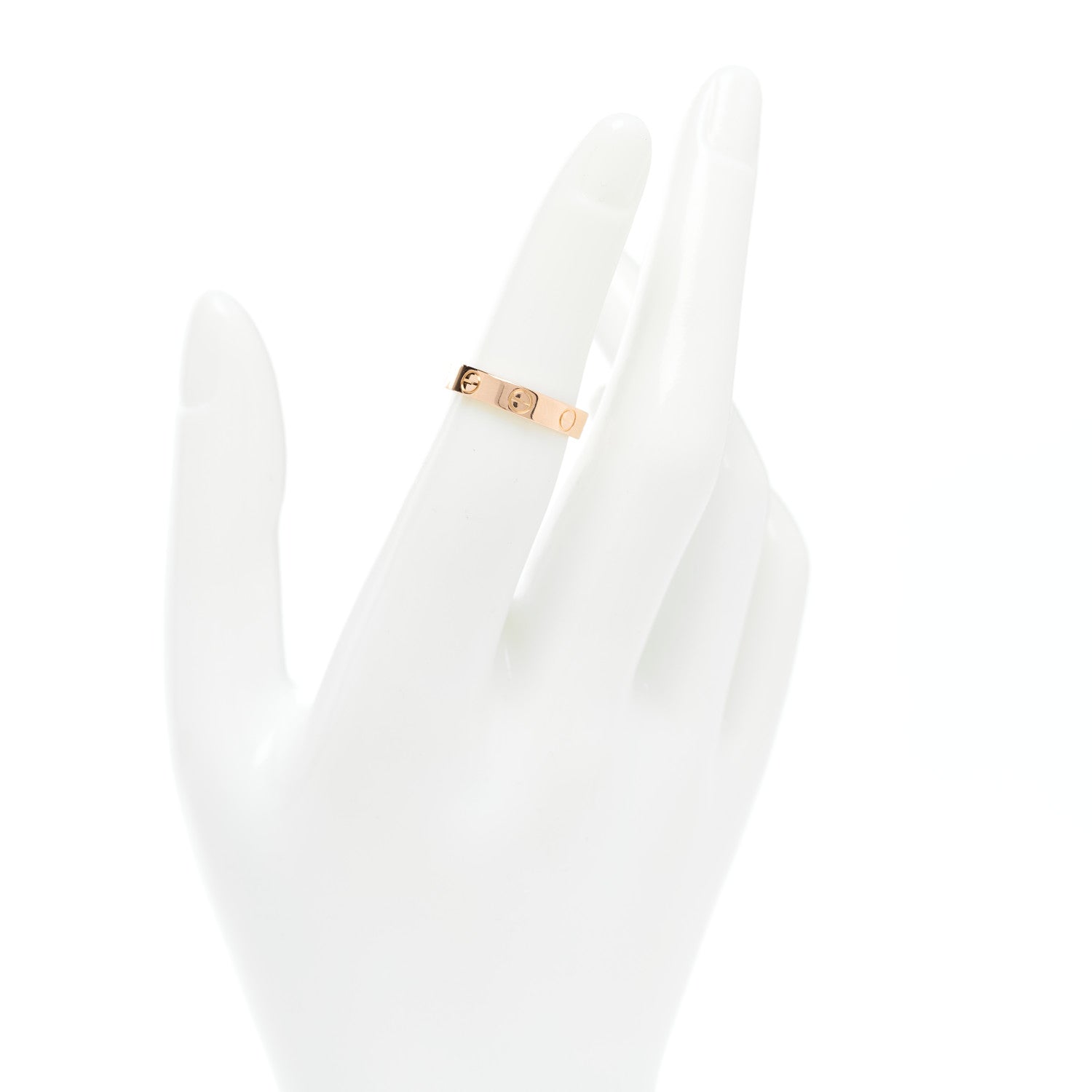 Cartier 18K Pink Gold 3.5mm LOVE Wedding Band Ring 48 4.5 2 of 4